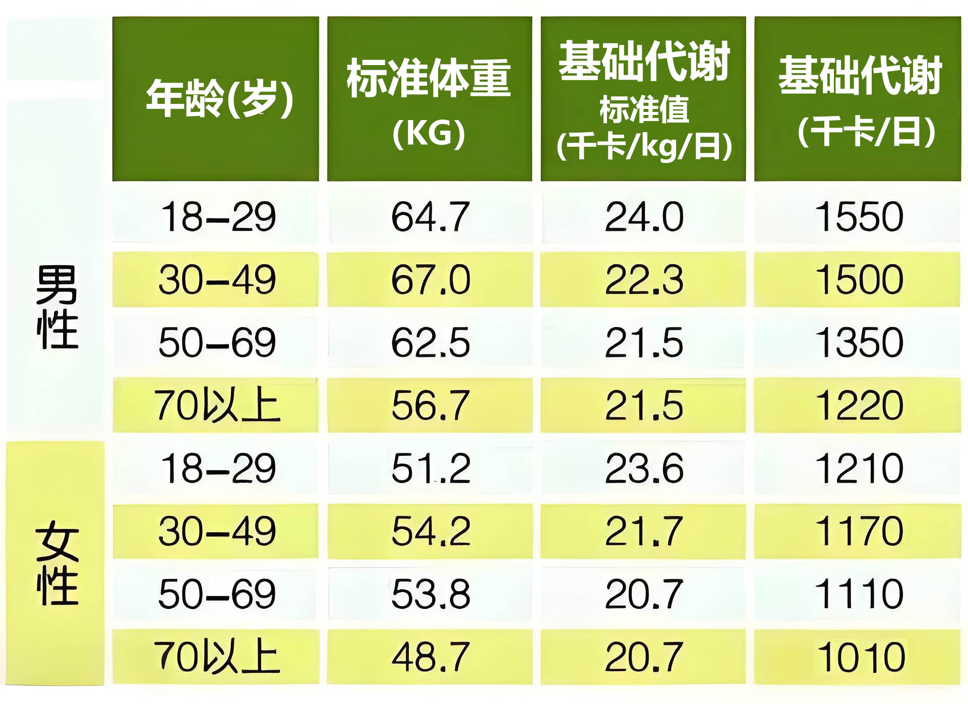 人体基础代谢率解析：概念、临床意义及便捷测算方法(图1)